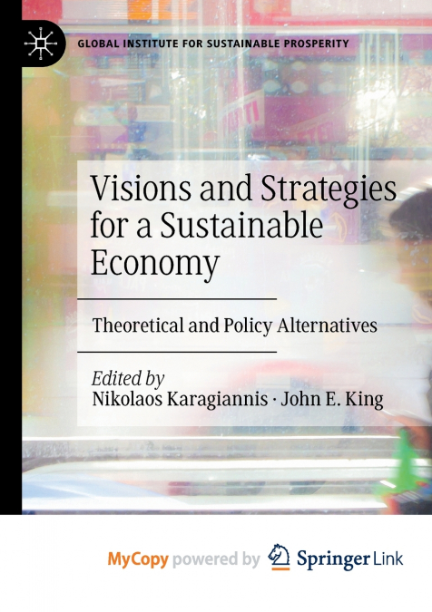 Visions and Strategies for a Sustainable Economy