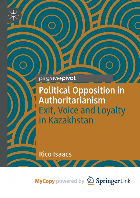 Political Opposition in Authoritarianism