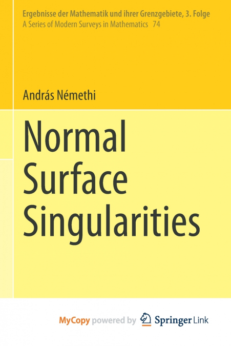 Normal Surface Singularities
