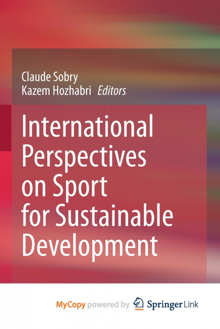 International Perspectives on Sport for Sustainable Development