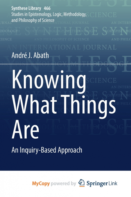 Knowing What Things Are