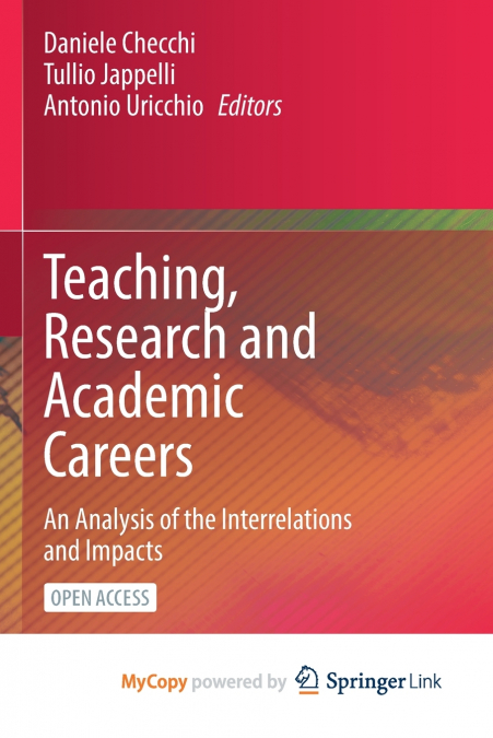 Teaching, Research and Academic Careers