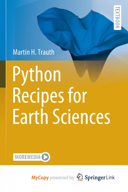 Python Recipes for Earth Sciences