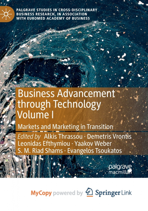 Business Advancement through Technology Volume I