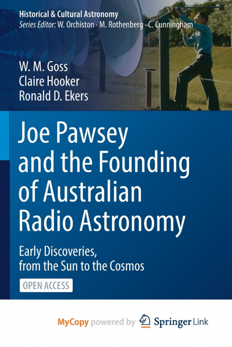 Joe Pawsey and the Founding of Australian Radio Astronomy