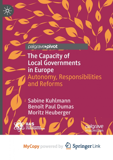 The Capacity of Local Governments in Europe
