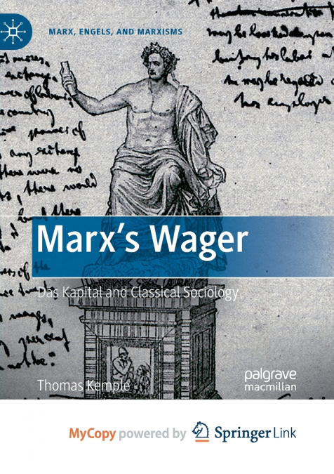 Marx’s Wager