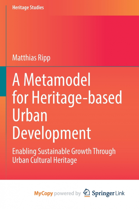 A Metamodel for Heritage-based Urban Development
