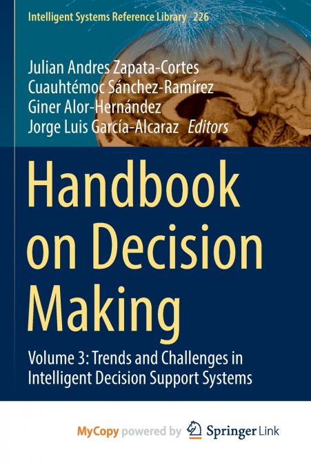 Handbook on Decision Making