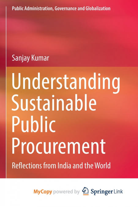 Understanding Sustainable Public Procurement