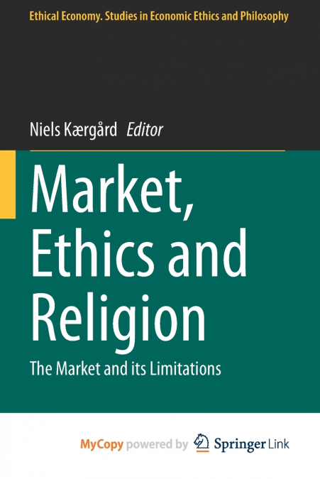 Market, Ethics and Religion