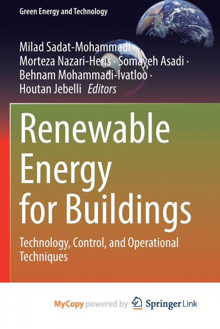 Renewable Energy for Buildings