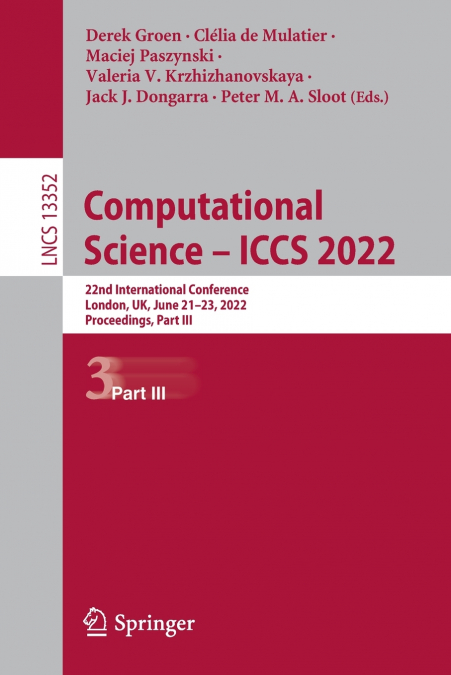 Computational Science - ICCS 2022