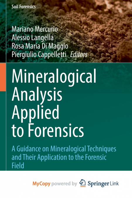 Mineralogical Analysis Applied to Forensics