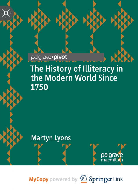 The History of Illiteracy in the Modern World Since 1750