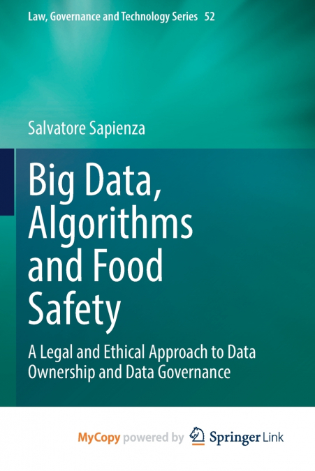 Big Data, Algorithms and Food Safety