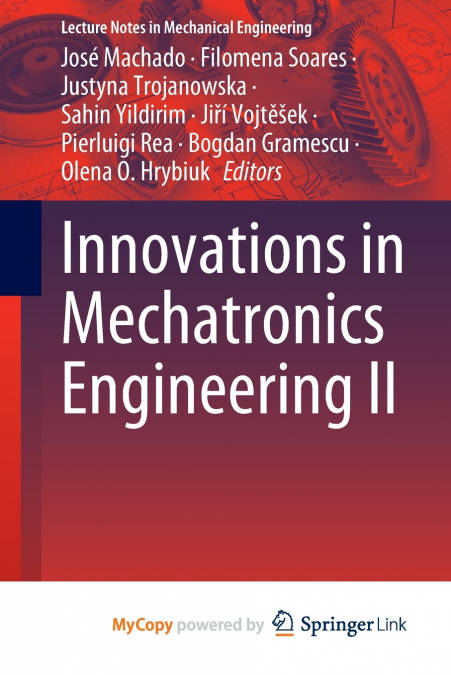 Innovations in Mechatronics Engineering II