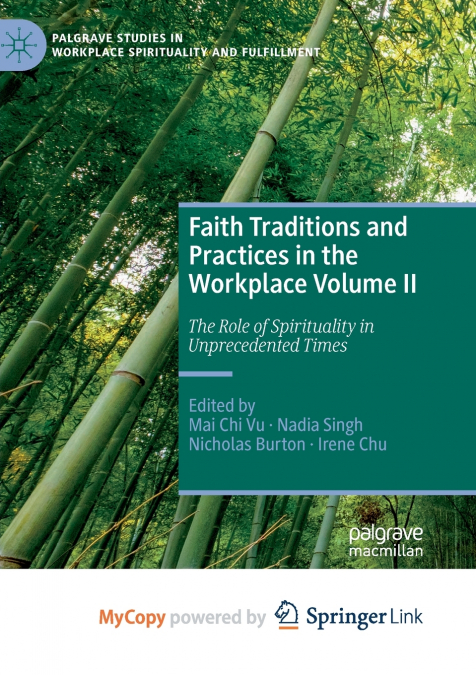 Faith Traditions and Practices in the Workplace Volume II