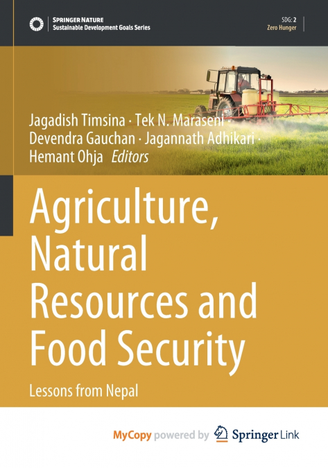 Agriculture, Natural Resources and Food Security