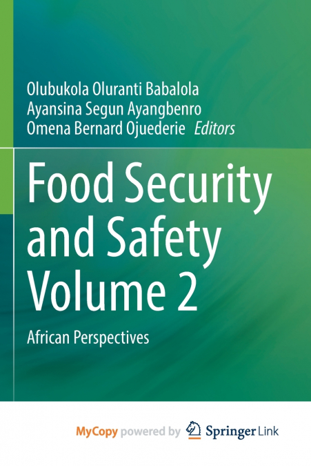 Food Security and Safety Volume 2