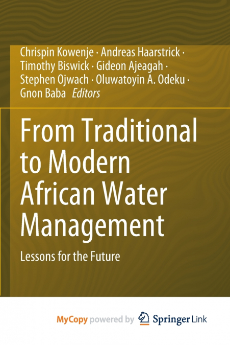 From Traditional to Modern African Water Management