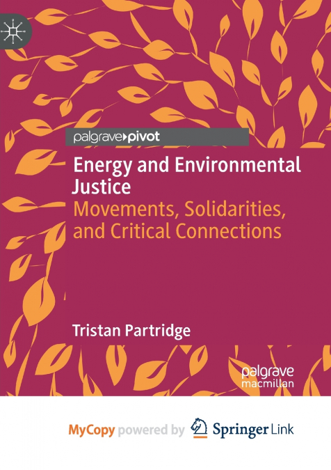 Energy and Environmental Justice