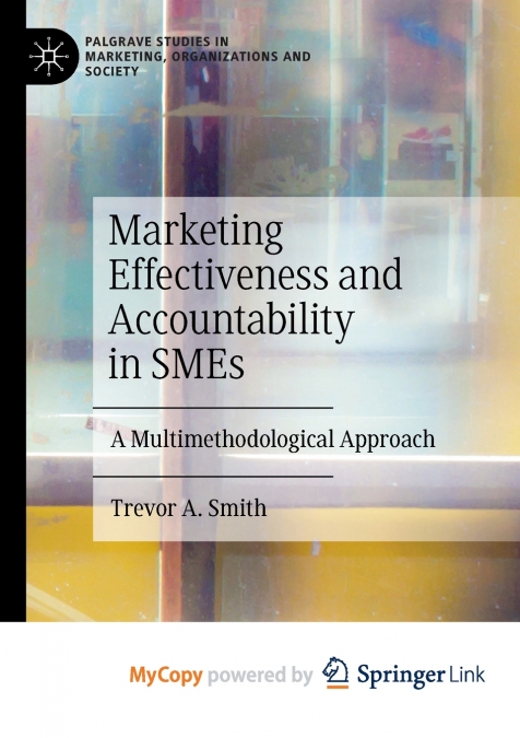 Marketing Effectiveness and Accountability in SMEs