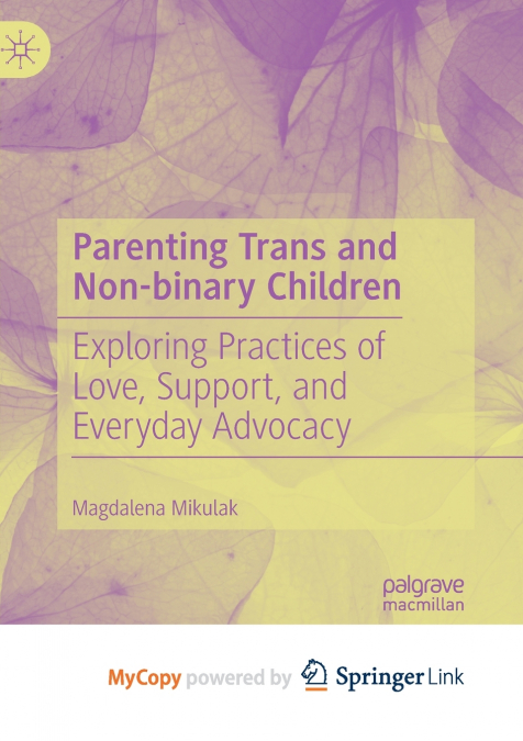 Parenting Trans and Non-binary Children