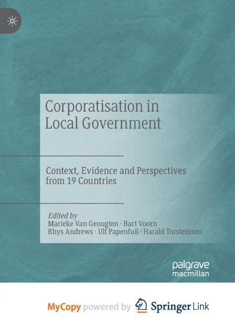 Corporatisation in Local Government