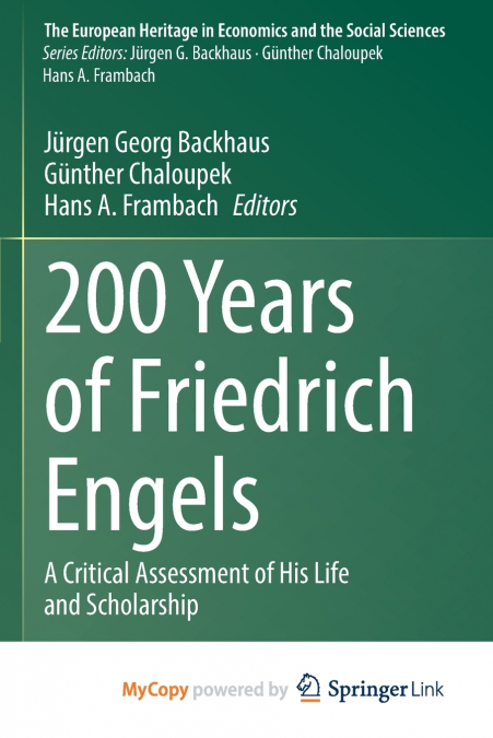 200 Years of Friedrich Engels