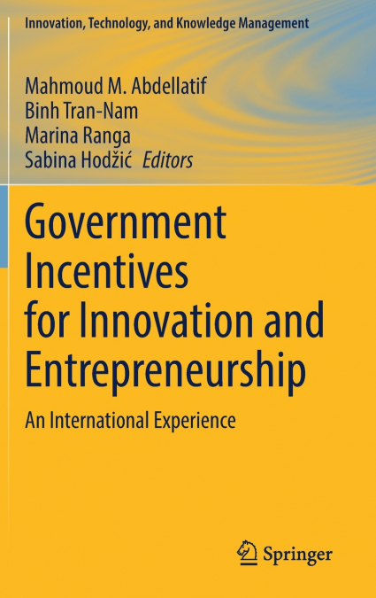 Government Incentives for Innovation and Entrepreneurship