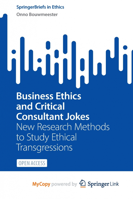 Business Ethics and Critical Consultant Jokes