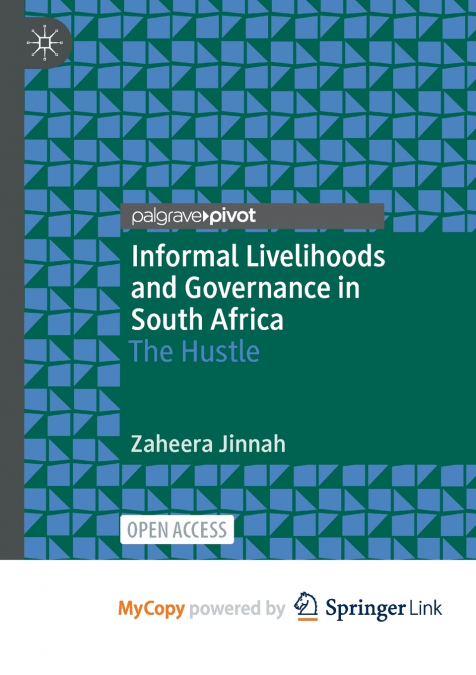 Informal Livelihoods and Governance in South Africa