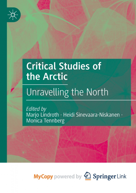 Critical Studies of the Arctic