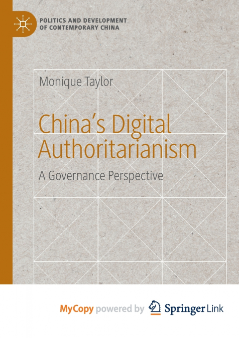China’s Digital Authoritarianism