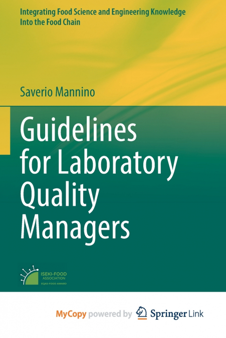 Guidelines for Laboratory Quality Managers