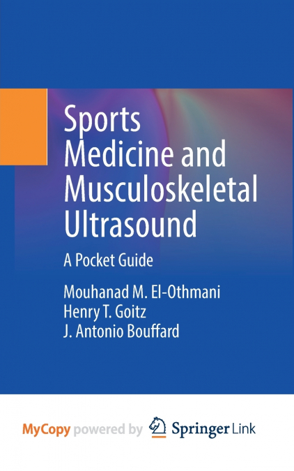 Sports Medicine and Musculoskeletal Ultrasound