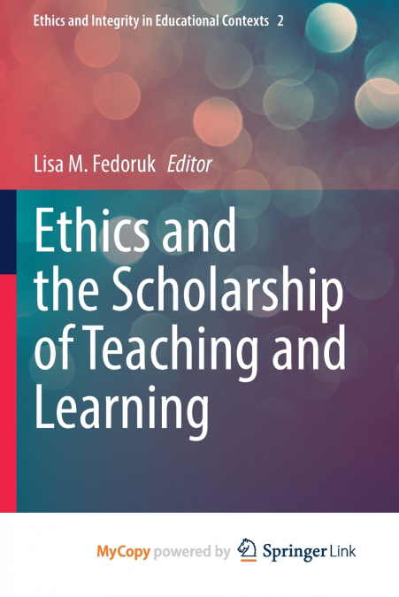 Ethics and the Scholarship of Teaching and Learning