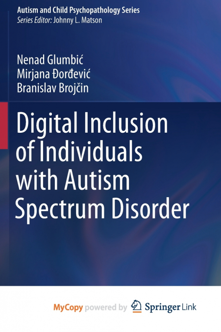 Digital Inclusion of Individuals with Autism Spectrum Disorder