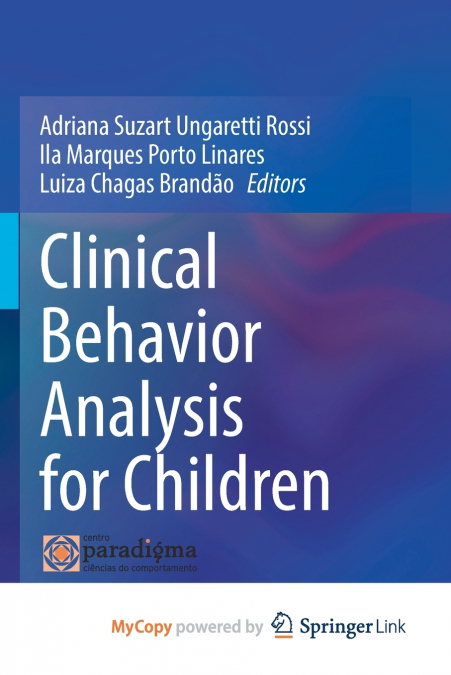 Clinical Behavior Analysis for Children