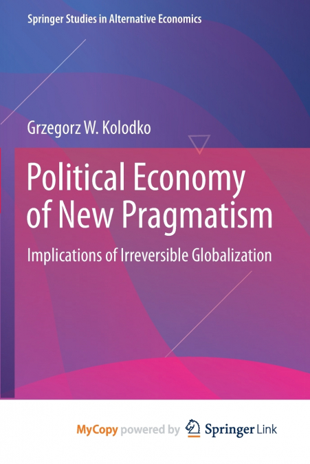 Political Economy of New Pragmatism