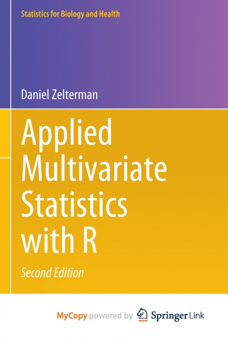 Applied Multivariate Statistics with R