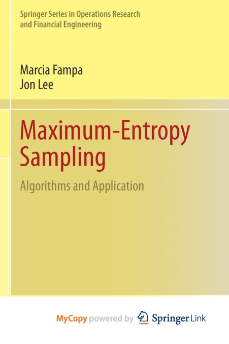 Maximum-Entropy Sampling