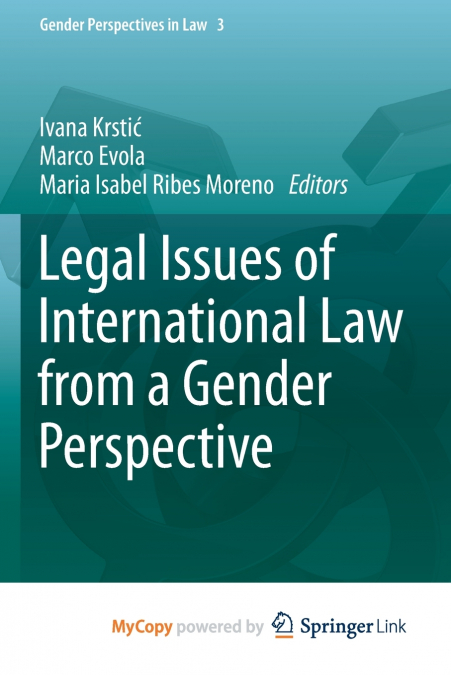 Legal Issues of International Law from a Gender Perspective