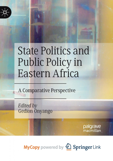 State Politics and Public Policy in Eastern Africa