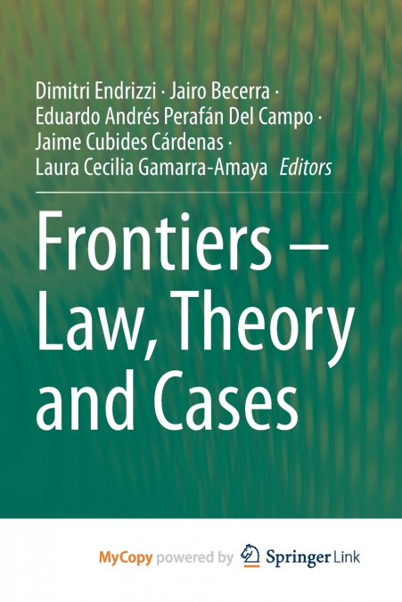Frontiers - Law, Theory and Cases
