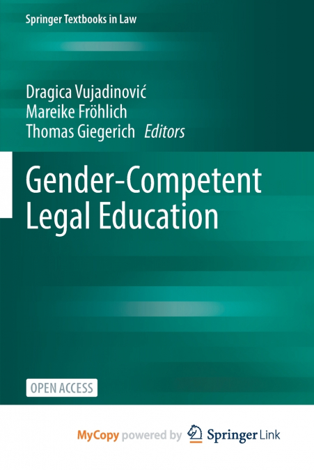 Gender-Competent Legal Education