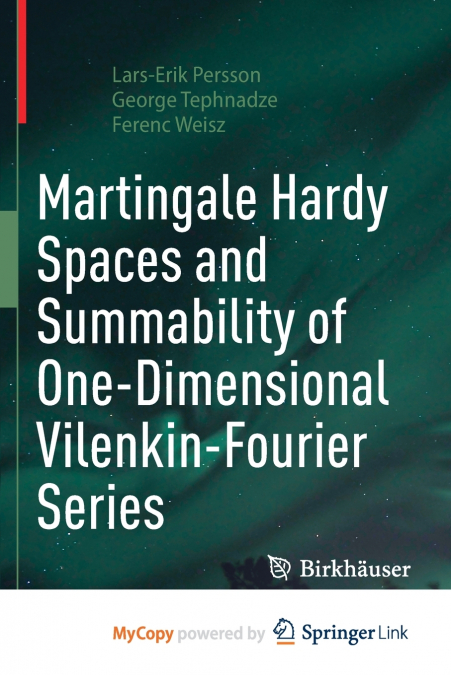 Martingale Hardy Spaces and Summability of One-Dimensional Vilenkin-Fourier Series