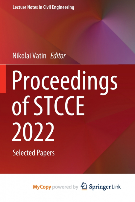 Proceedings of STCCE 2022