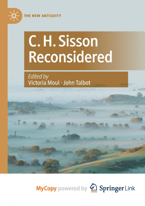 C. H. Sisson Reconsidered